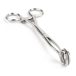 Mr. Steel Pince Cube Tong Forme en O 16cm